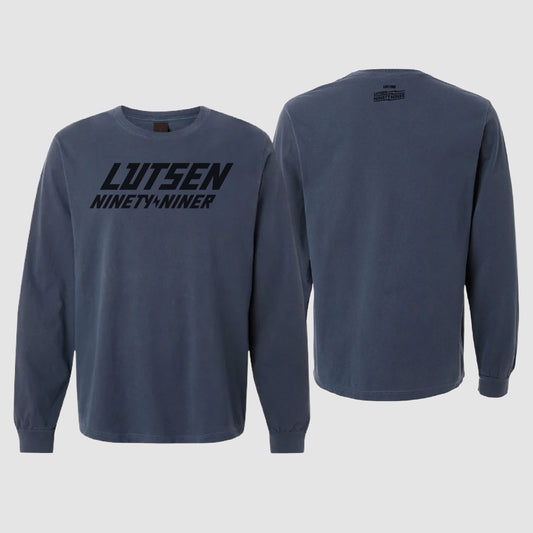Lutsen Unisex Heavy Weight Navy Long Sleeve
