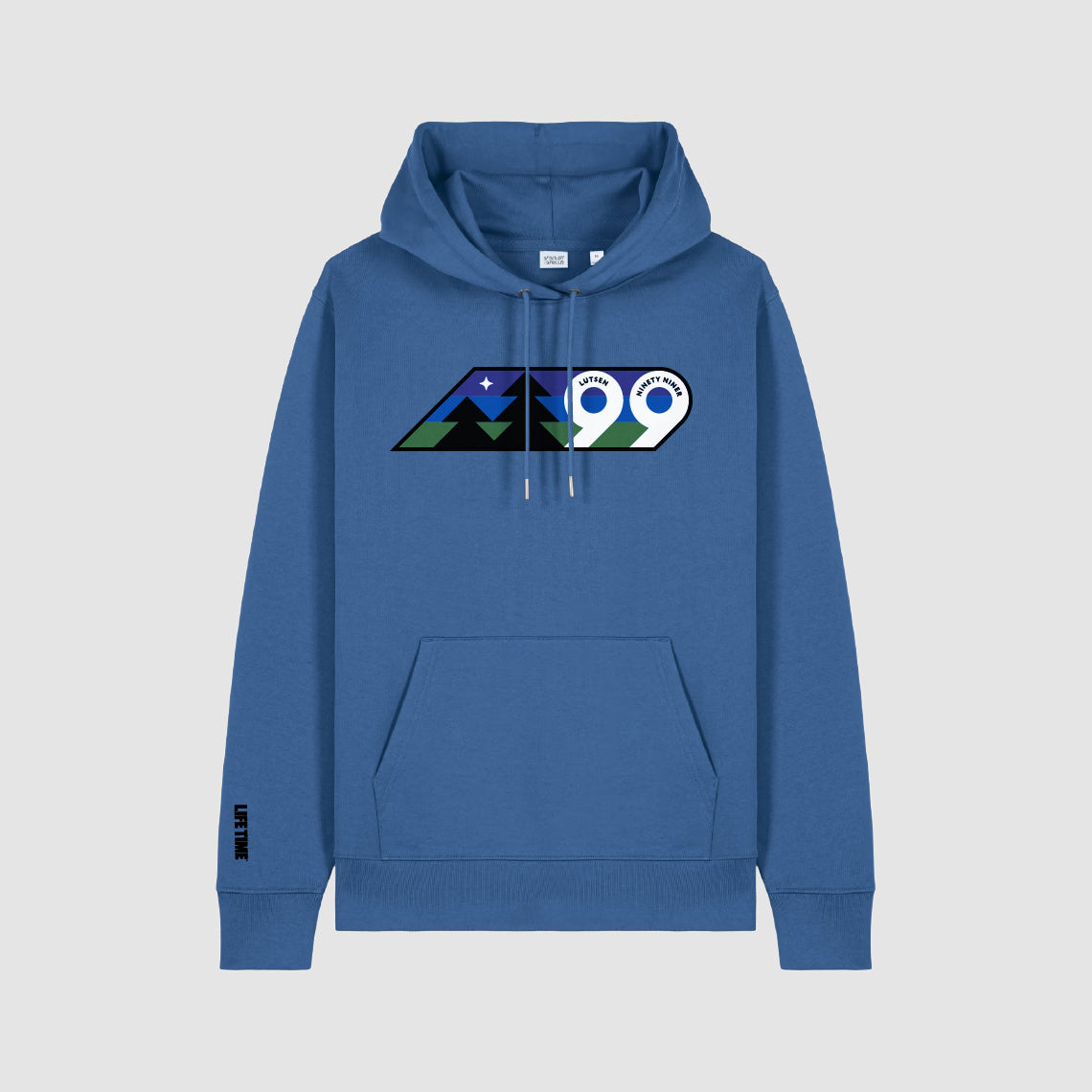 Lutsen Unisex Mindful Blue Hoodie