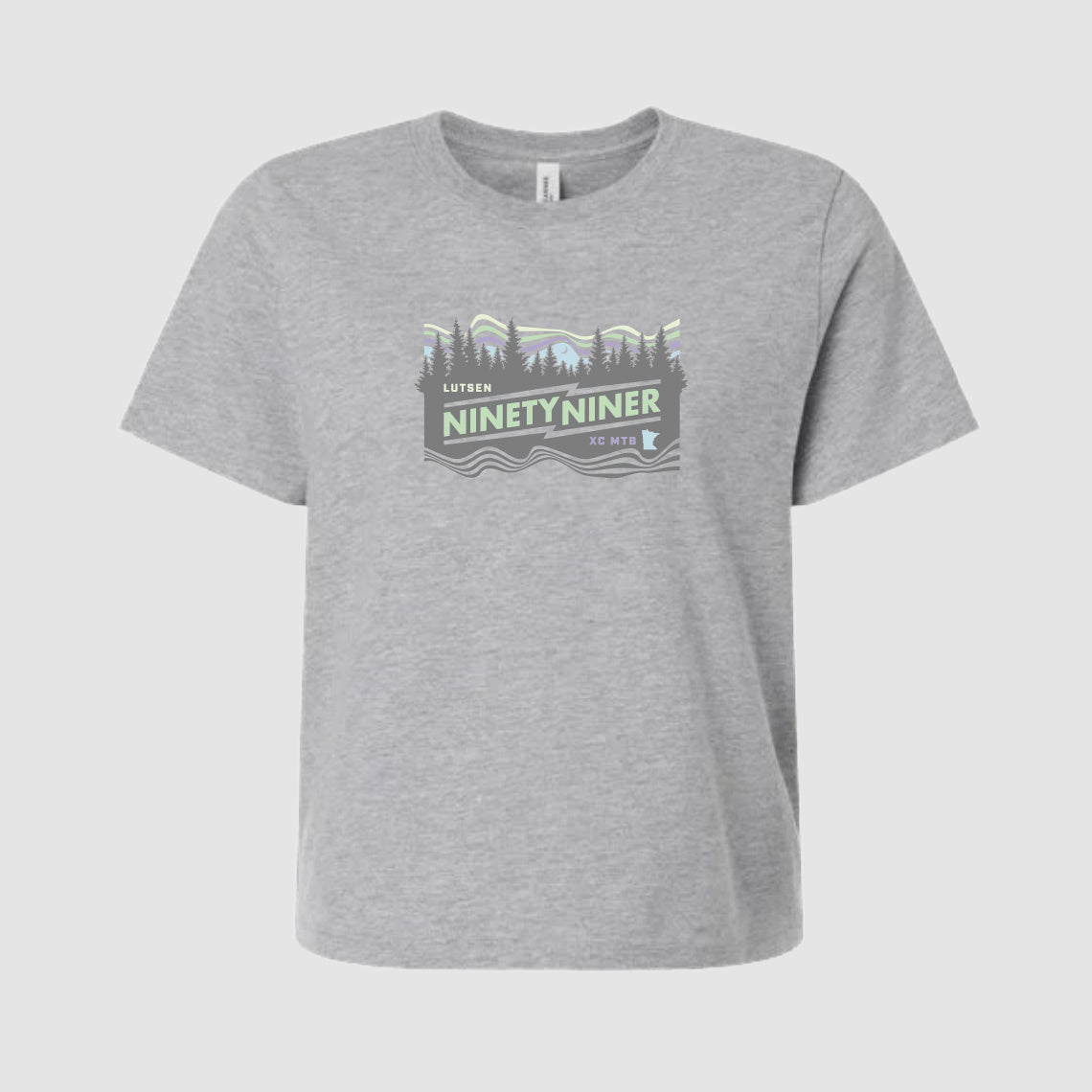 Lutsen Women's Boxy Gray Tee