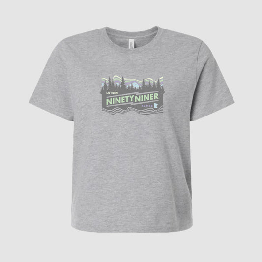 Lutsen Women's Boxy Gray Tee