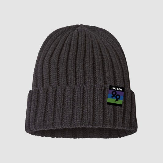 Lutsen Black Beanie
