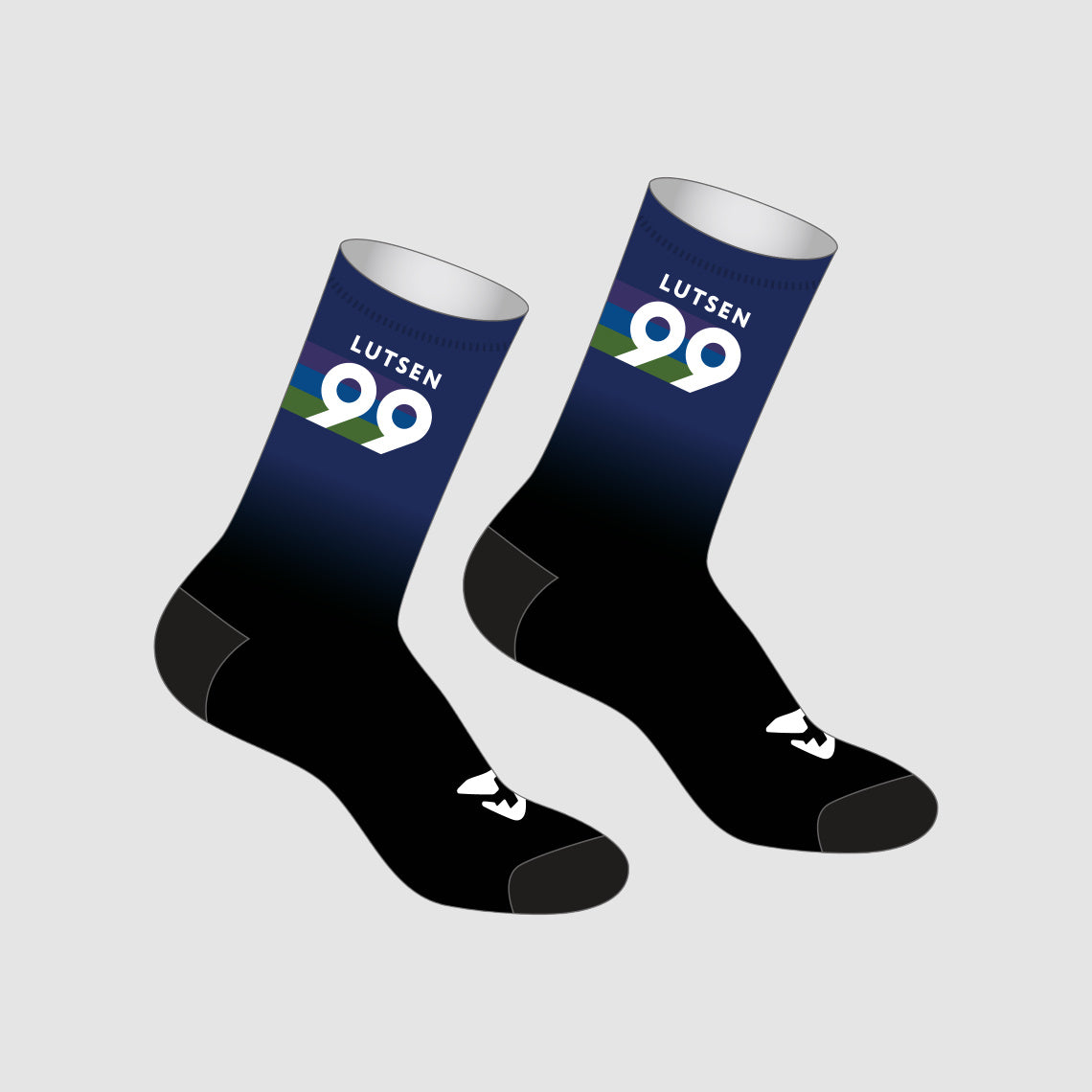 Lutsen Royal Blue Cycling Socks