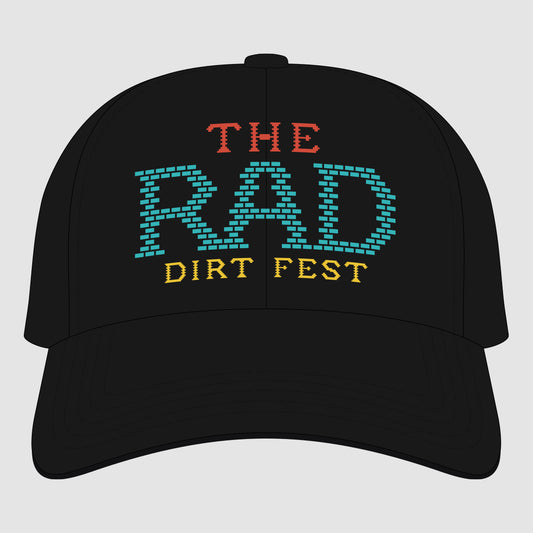 The Rad Curved Brim Hat - Black