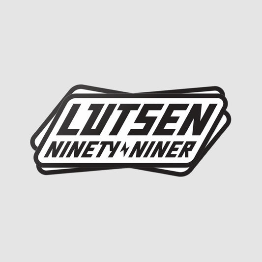 Lutsen Black & White Sticker