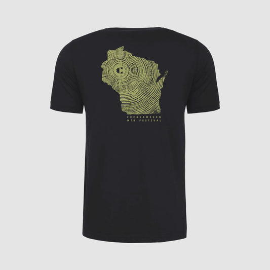 Chequamegon Black Unisex Tee