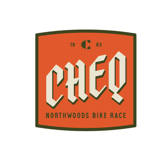 Cheq Orange Sticker